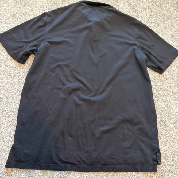 Greyson Polo Shirt Mens Medium Charcoal Gray Golf Short Sleeve Preppy Athleisure - Picture 9 of 11